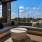 a couch and a table outside